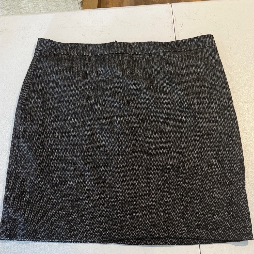 LOFT Charcoal Gray Pencil Skirt